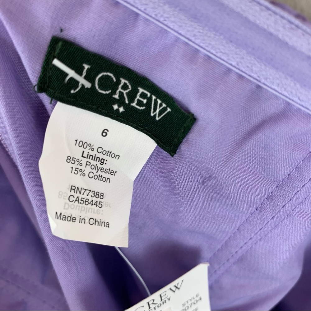 NWT J Crew Strapless Midi Pocket Dress F2 G121 - Picture 8 of 9